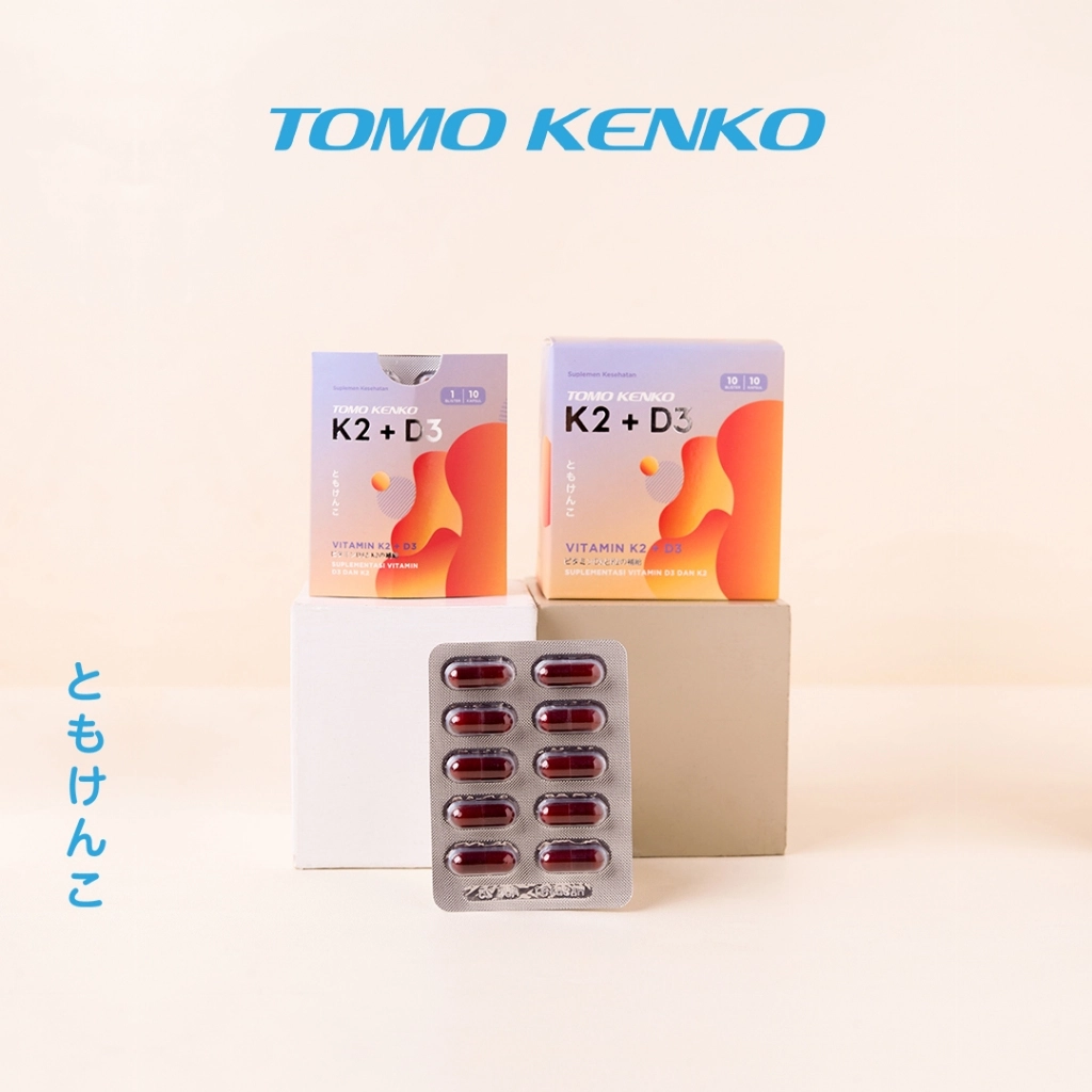 Tomo Kenko Vitamin K2 + D3 400 IU